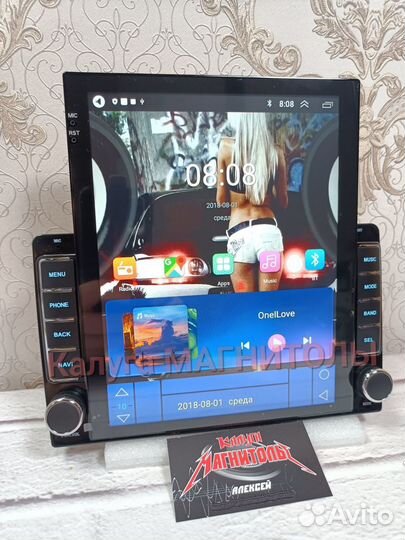 Магнитола 2 din android 9,7 дюймов новая Tesla