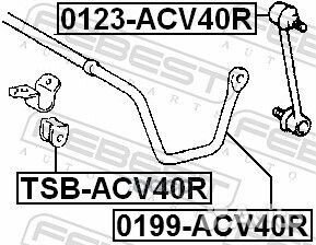 Стабилизатор зад 0199ACV40R Febest