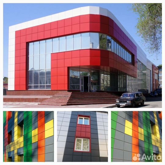 Фасадные металлические кассеты