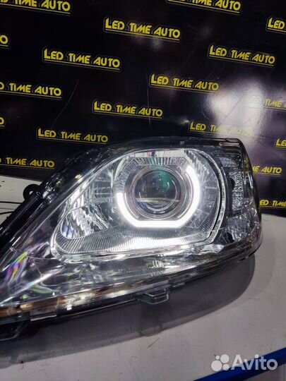 Фары на renault logan 1 BI LED