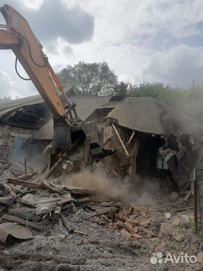 Демонтаж домов, гаражей, сараев