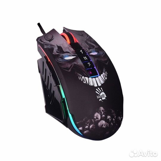 Мышь A4Tech Bloody P85s Skull