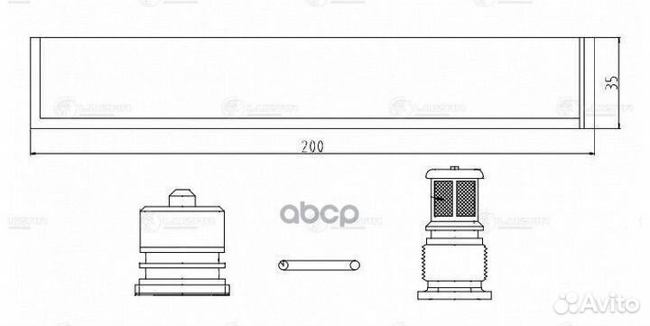 Осушитель конд. для а м Toyota Lexus Suzuki (с