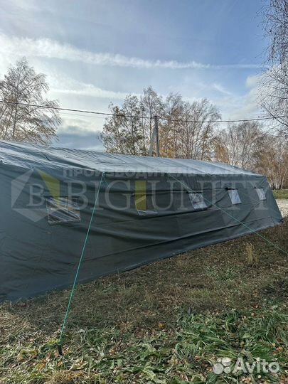 Палатка армейская каркасная от 10 до 70 Человек