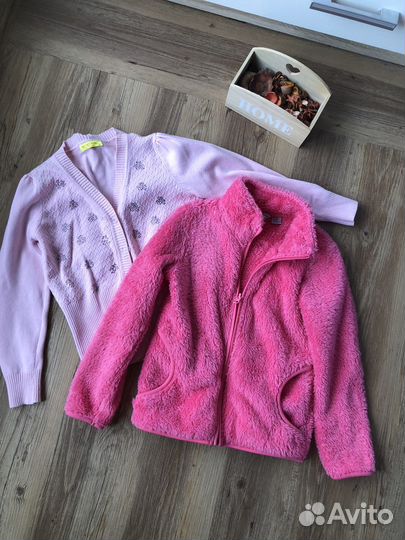 Кофты для девочки 4-5 лет