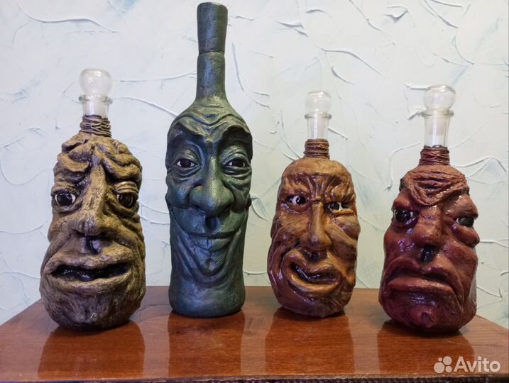 Бутылки декоративные