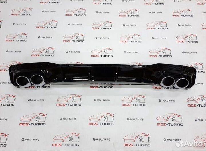 Диффузор на A7 в стиле S7 2017+гг для S-Line