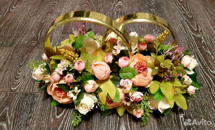 Свадебное украшение на машину (авто) 6