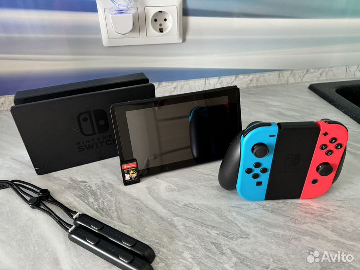 Игровая приставка nintendo switch с играми бу