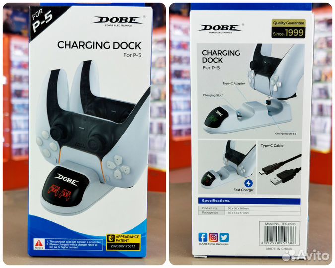 PS5. Зарядная станция Dobe (TP5-0506)