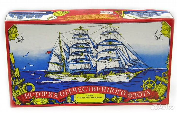 Модель парусного барка Товарищ Огонек 1/200