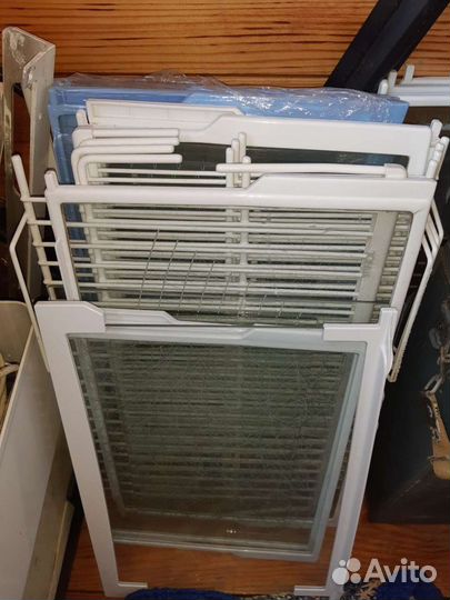 Стеклянные полки Стинол,ока 6м и вентиляторы