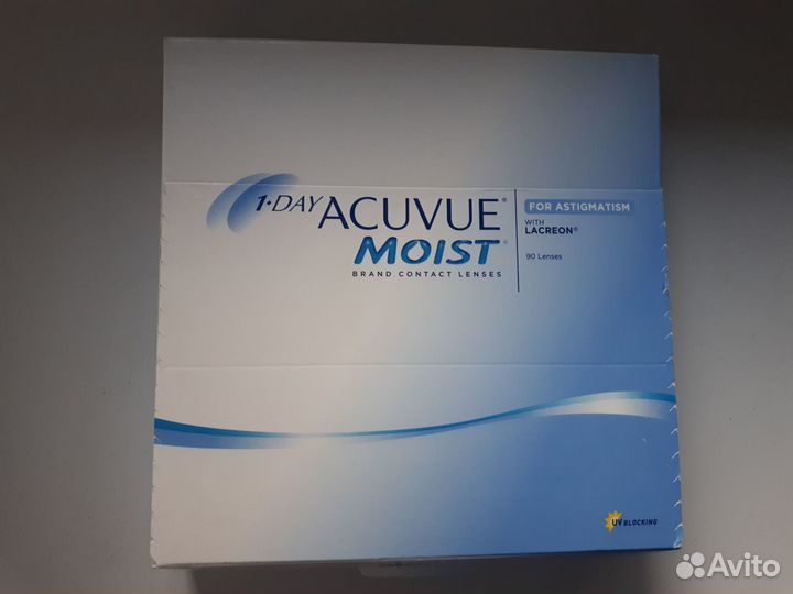 Линзы acuvue moist 90шт аstigmatism