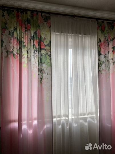 Шторы+тюль