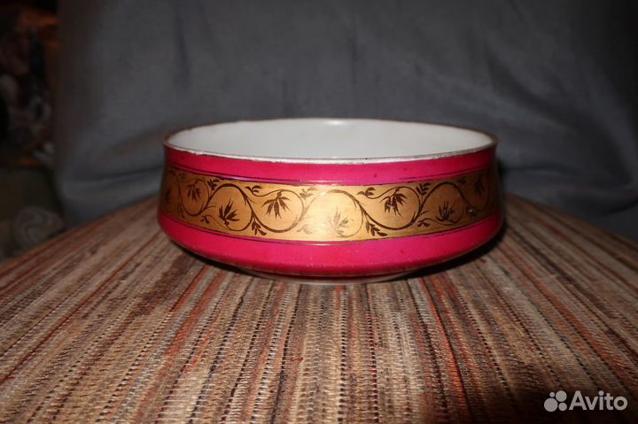 Фарфоровый капельник,полоскательница Кузнецов