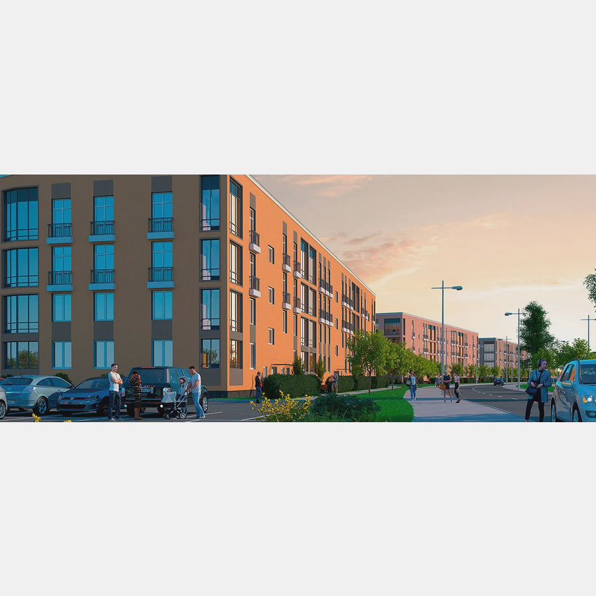 1-к. квартира, 38,7 м², 1/4 эт.