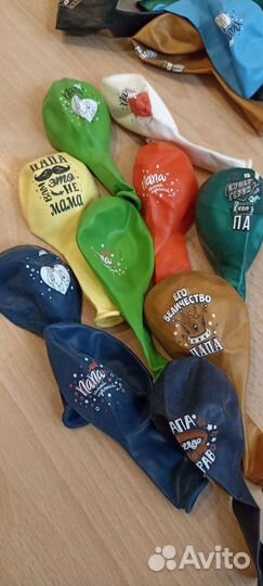 Воздушные шарики для папы