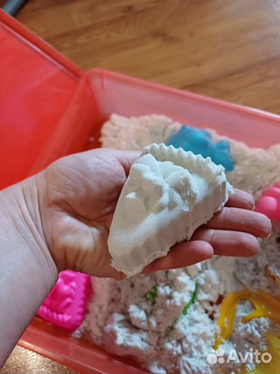 Кинетический песок живой песок