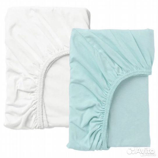 Простыни IKEA (Икея) на резинке в детскую кровать