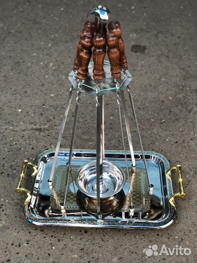 Садж пирамида для подачи шашлыка