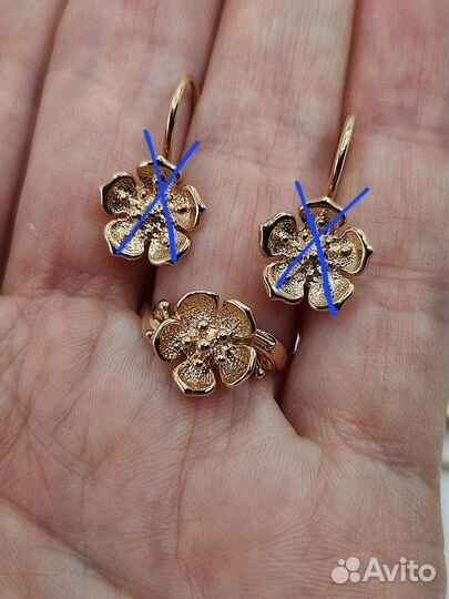 Золотые серьги СССР
