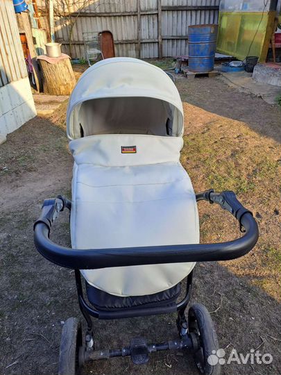 Коляска 2 в 1 эко кожа