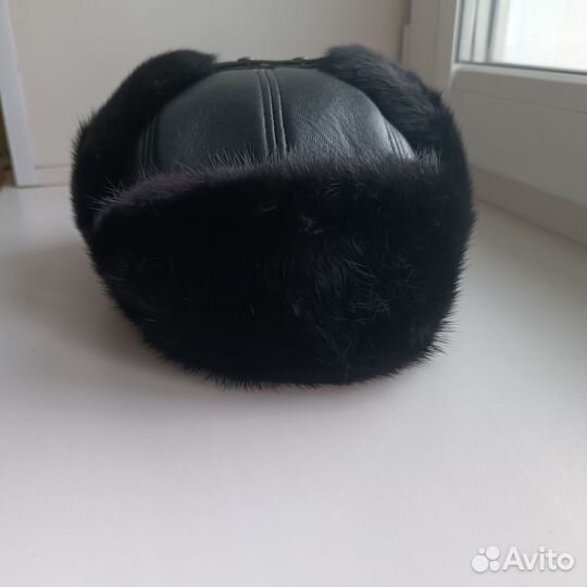 Норковая шапка мужская, 59 размер