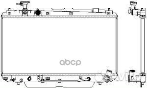 Радиатор toyota RAV4 00