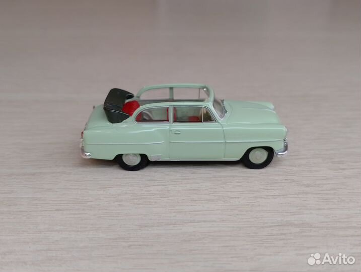 A30) Opel Olympia Rekord Cabrio (1953-1957) мятный