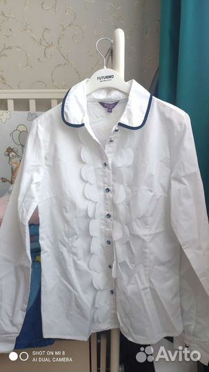 Блузка школьная праздничная