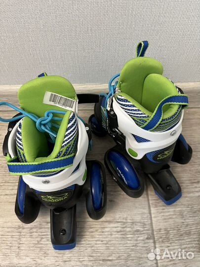 Роликовые коньки детские раздвижные (р.26-29)