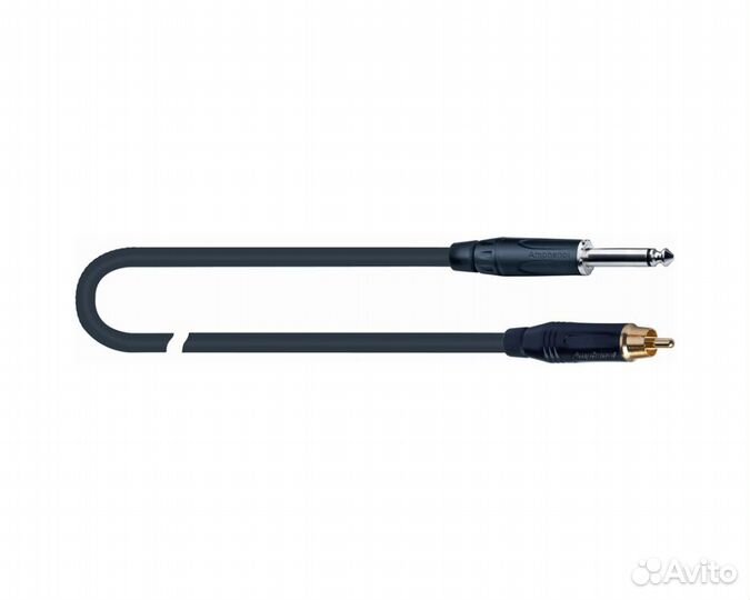 Патч-кабель Jack 6.3 mm mono - RCA male Amphenol