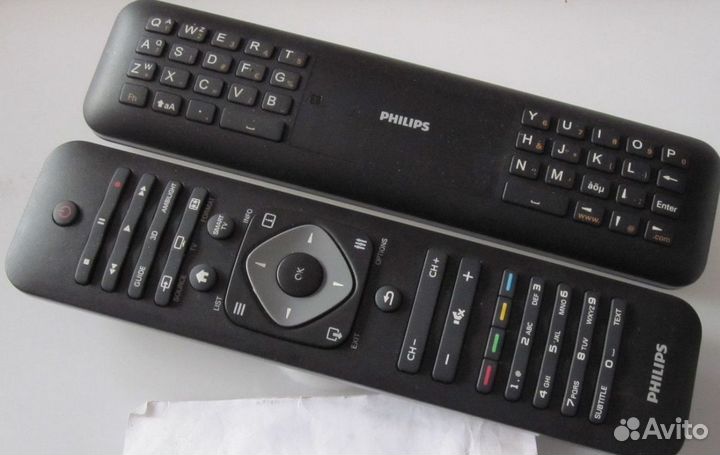 Пульт ду Philips TV двухсторонний с клавиатурой