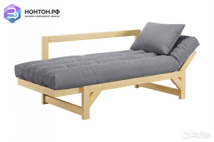 Диван кушетка Амбер светло-серый