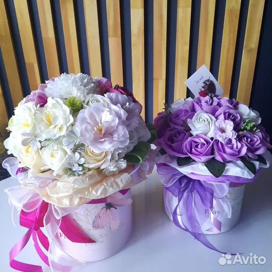 Мыльные букеты