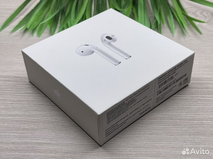 AirPods 2 новые, запечатанные (лучшая копия)