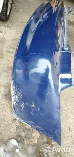 Задний бампер на Шевроле Ланос