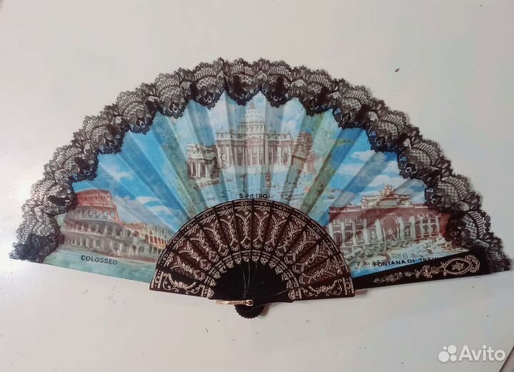 Веер винтажный. Испания