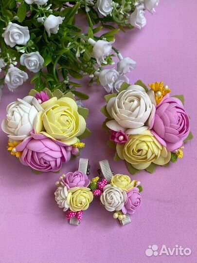 Резинки для волос ручной работы