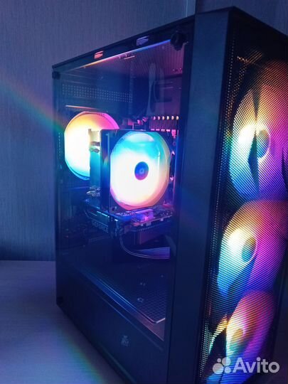 Игровой пк 12 ядер/16 gb/ssd 128gb/hdd 500gb/1650s