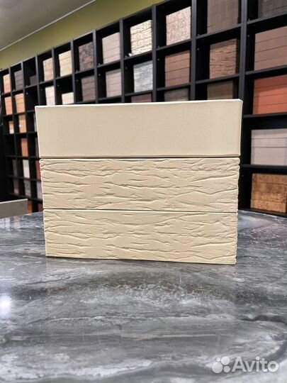 Кирпич лицевой пшеничное лето рустик Керма