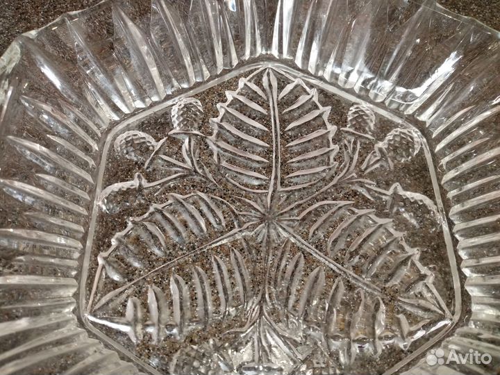 Салатник хрустальный