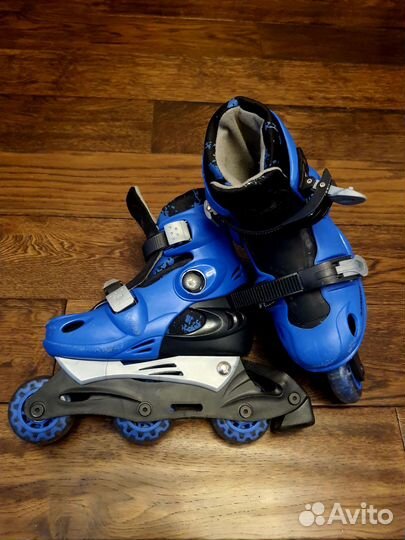Коньки роликовые детские регулируемые 30-33