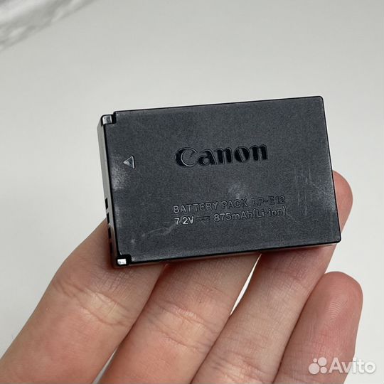 Оригинальный аккумулятор Canon LP-E12