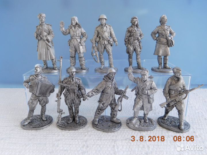 Воины СССР Россия вим олово 1/32 60 мм