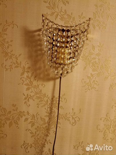 Люстра+ бра Чехия