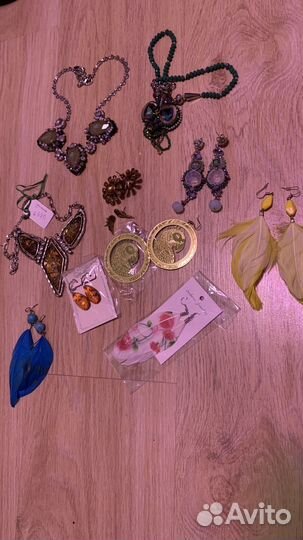 Сережки бижутерия