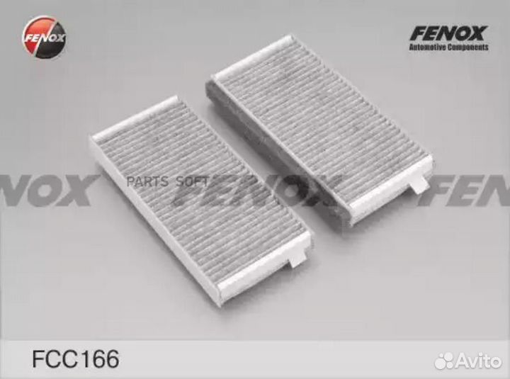 Fenox FCC166 салонный фильтр Kia Rio 00-05 1.3, 1