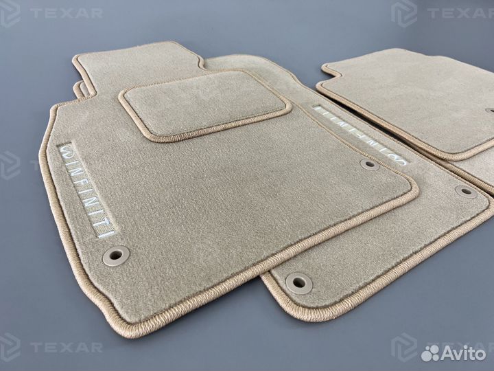 Коврики Infiniti M IV (Y51) Бежевые премиум