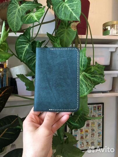 Обложка для паспорта из итальянской кожи